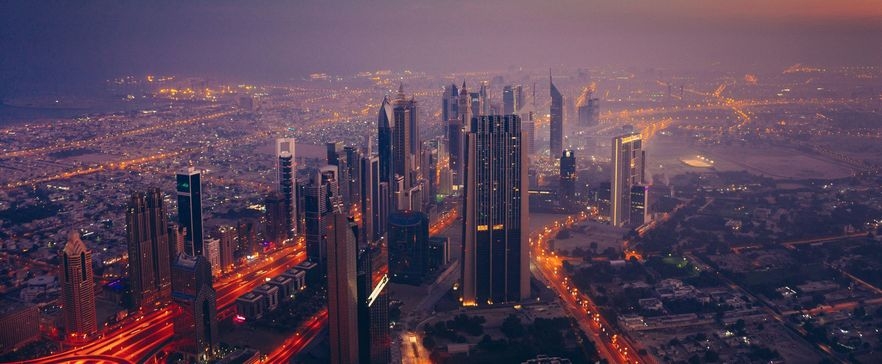 Skyline der Smart City