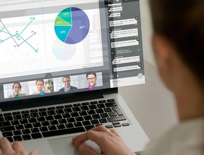 SwyxON in der Nutzung.