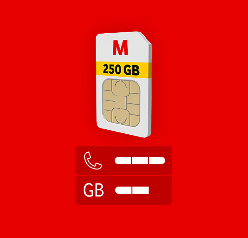 M-Tarif mit Allnet-Flat und 250 GB Datenvolumen