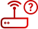 Router-Icon mit Fragezeichen