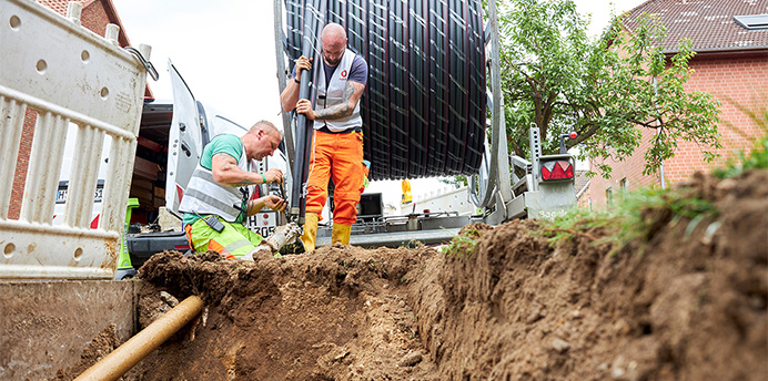 So einfach kann der bedarfsgerechte Glasfaser-Anschluss nicht nur bei Neu-, sondern auch bei Bestandsbauten erfolgen.