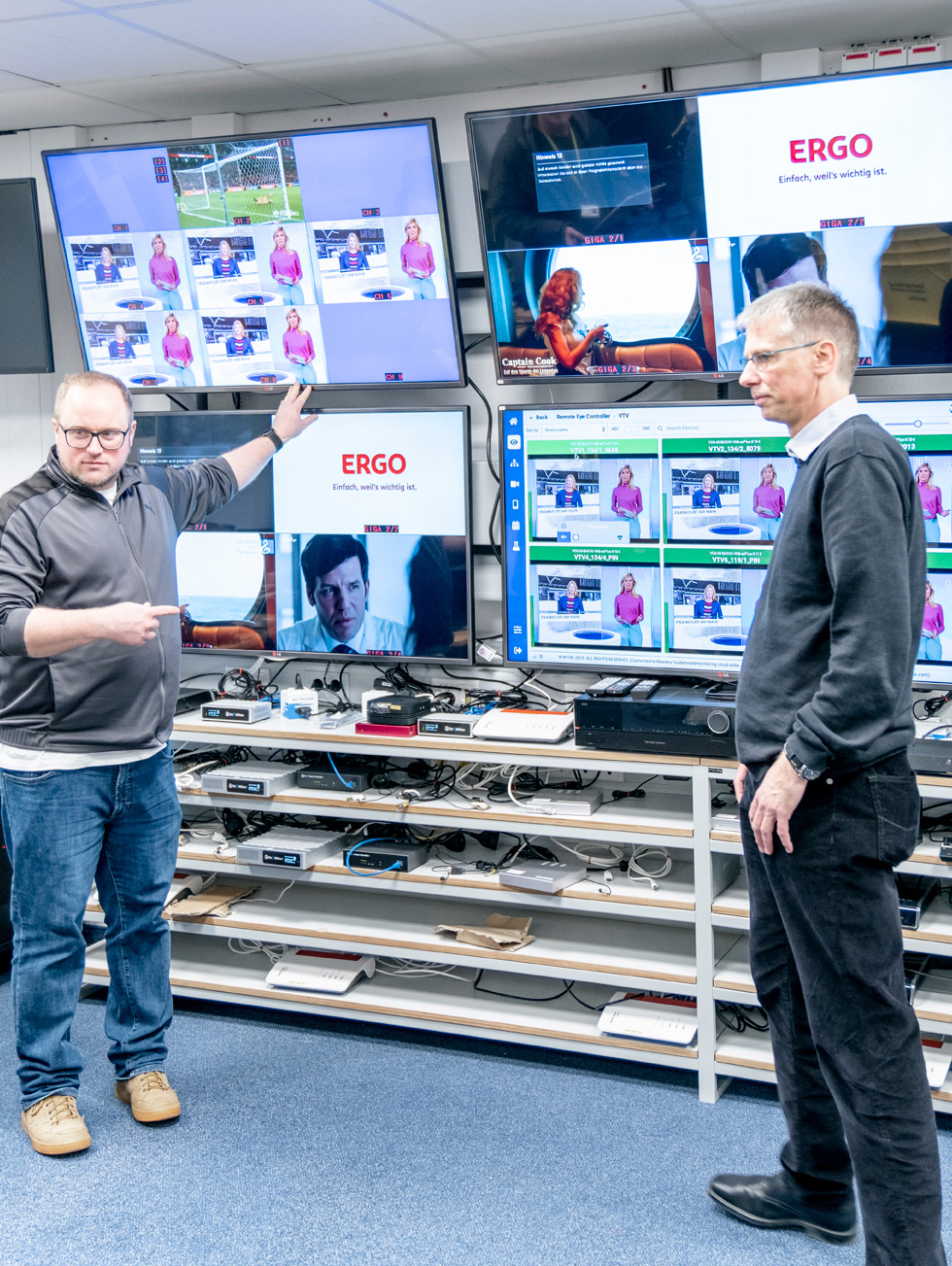 Bildschirme in R&ouml;delheim