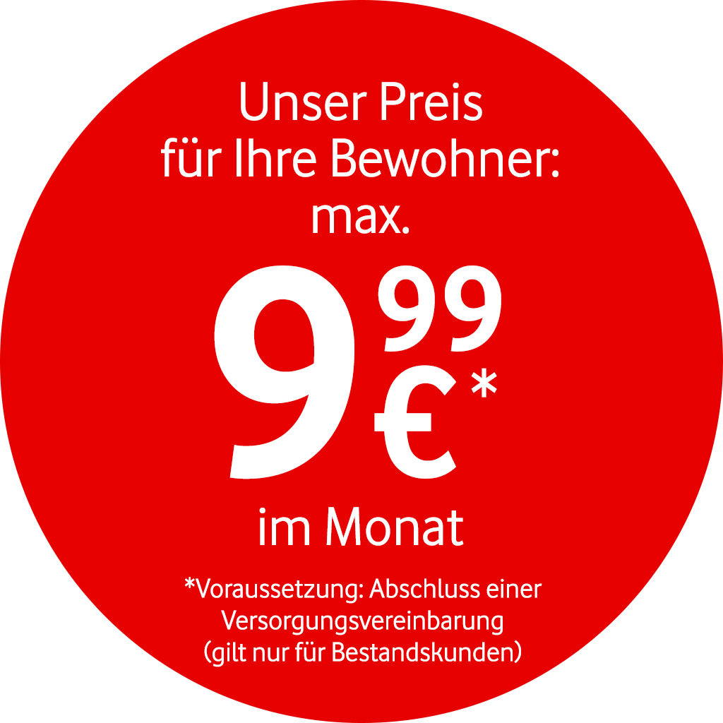 Unser Preis f&uuml;r Ihre Bewohner