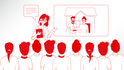 Infografik zu Berater-Schulungen im Haust&uuml;rkodex