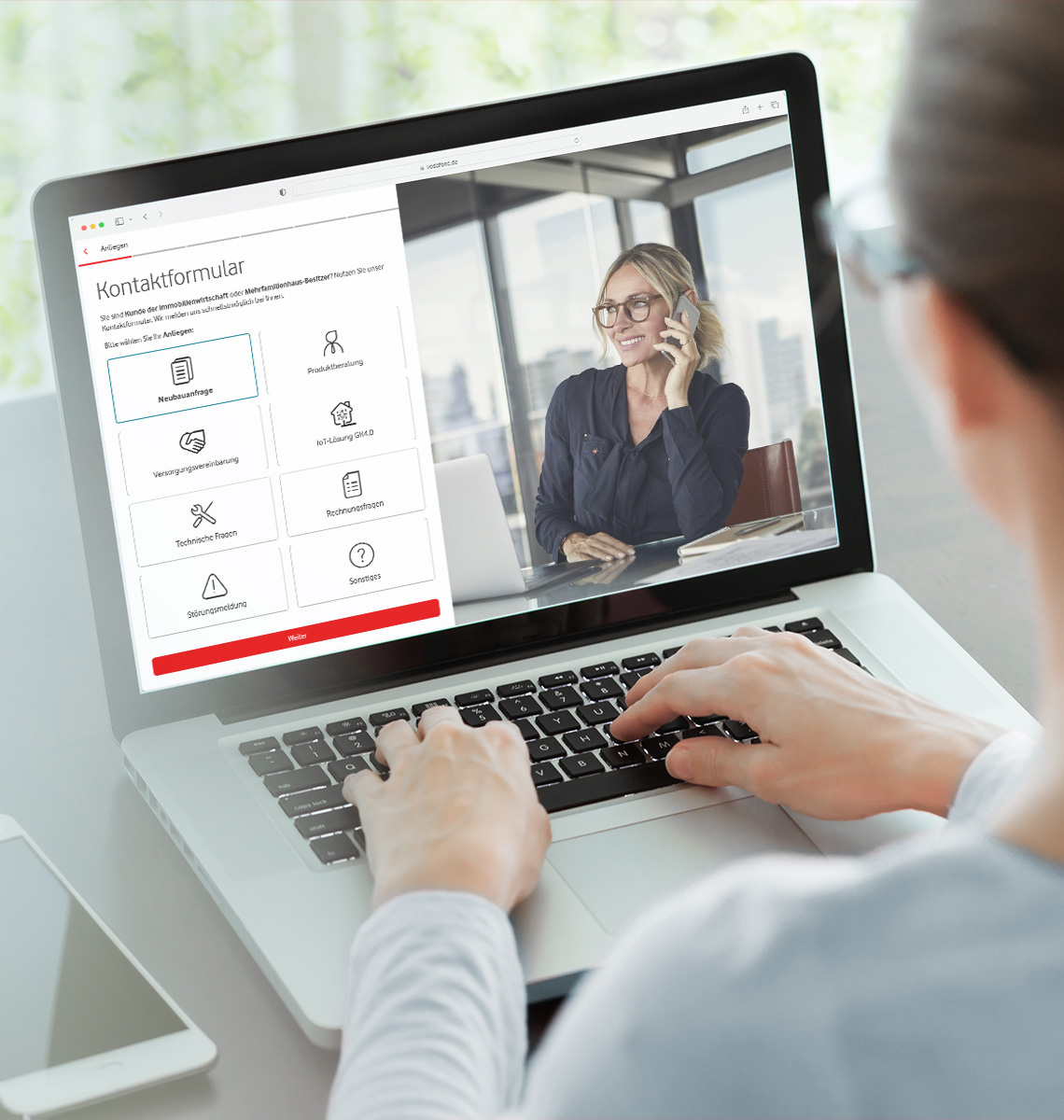 Wir sind f&uuml;r Sie da