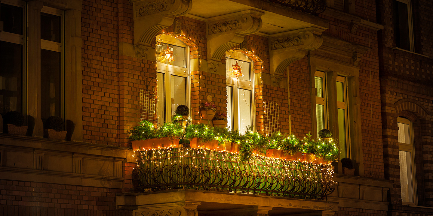 Smarte Weihnachtsbeleuchtung