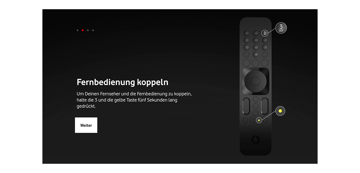 Anleitungsfoto: Fernbedienung kann mit dem Fernseher gekoppelt werden