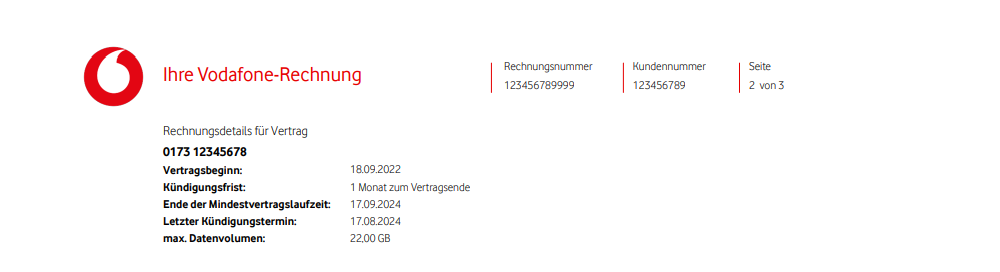 Mobilfunk-Rechnung Teil 2