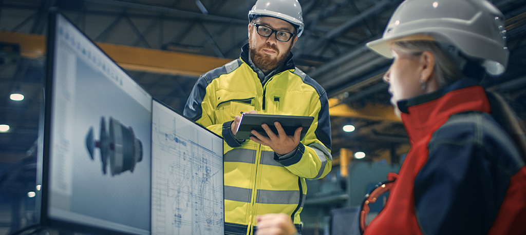 M&auml;nner f&uuml;hren Penetration Test aus