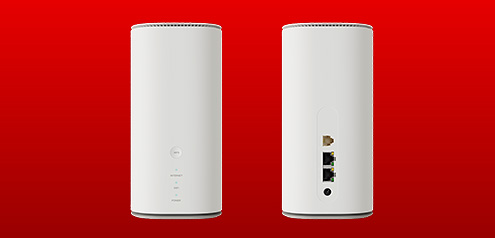 GigaCube 5G Hardware Voder- und R&uuml;ckansicht