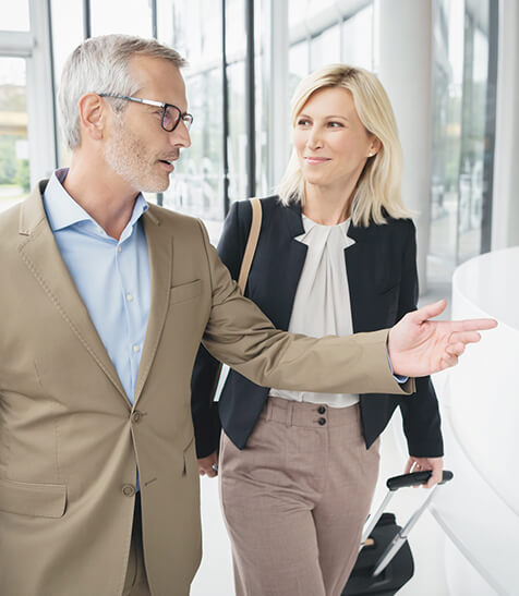 Gesch&auml;ftspartner im Gespr&auml;ch