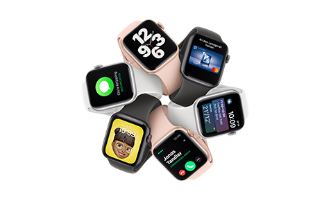 iPhone SE verschiedene Watchfaces