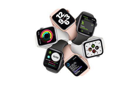 iPhone SE verschiedene Watchfaces