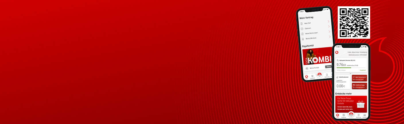 QR-Code zur MeinVodafone-App