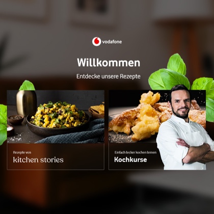 Kochen leicht gemacht &ndash; mit der Vodafone Giga AR Cooking-App