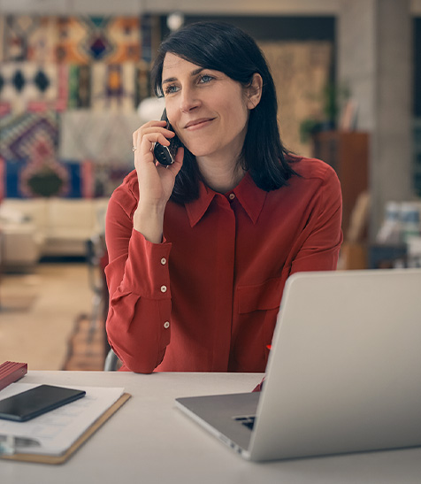 Business-Kundin nutzt Campus Private