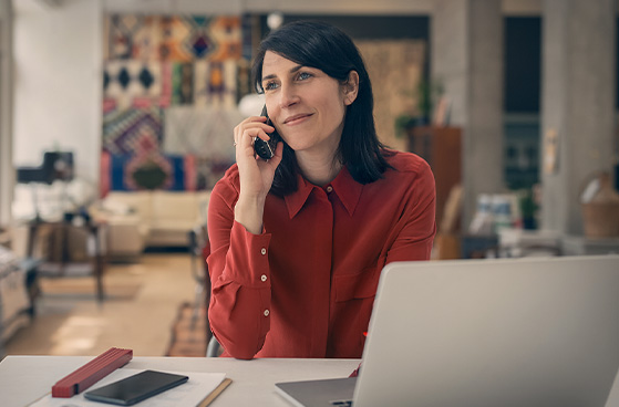 Business-Kundin nutzt Campus Private