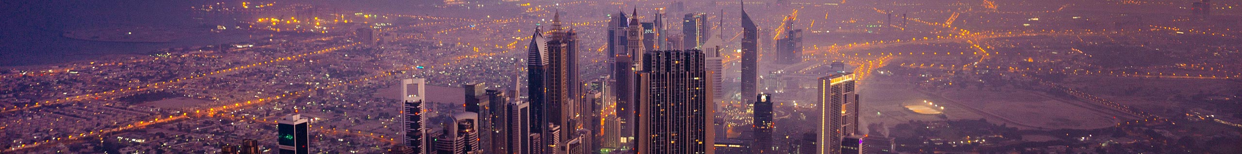 Hier funkt das Internet der Dinge. Die Skyline einer Gro&szlig;stadt.