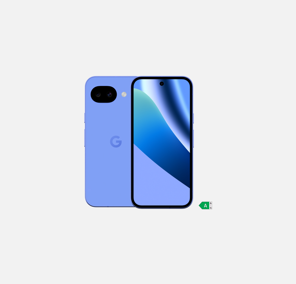 Deal: Google Pixel 10a. Energieeffizienzklasse A.