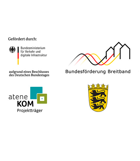 Firmenlogos der Ausbaupartner f&uuml;r das Glasfasernetz in M&uuml;nster