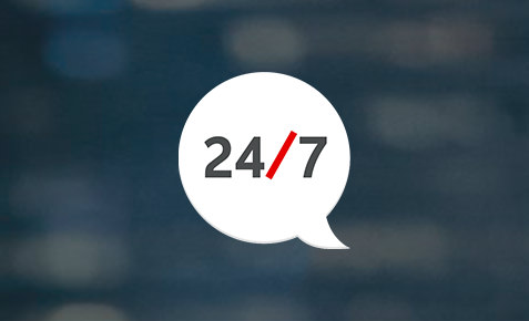 Icon: Support rund um die Uhr