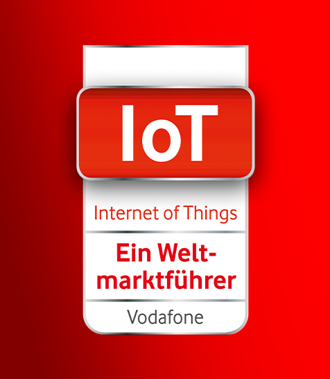 Siegel: Vodafone ein IoT Weltmarktf&uuml;hrer.