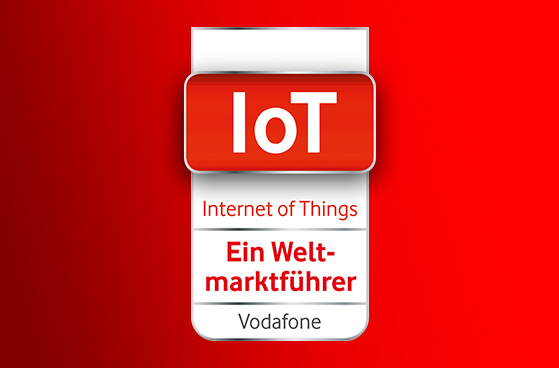 Siegel: Vodafone ein IoT Weltmarktf&uuml;hrer.
