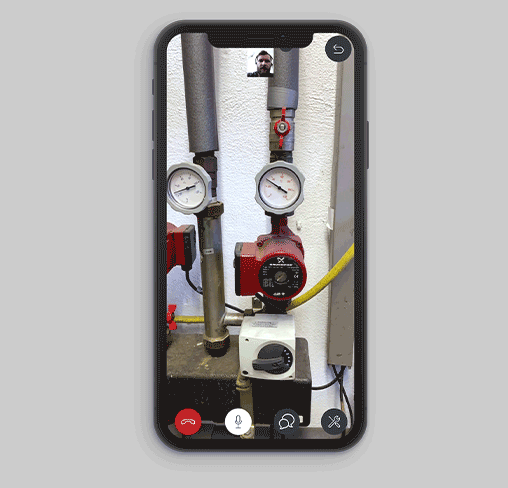 Hervorhebung in AR ASSISTANT App