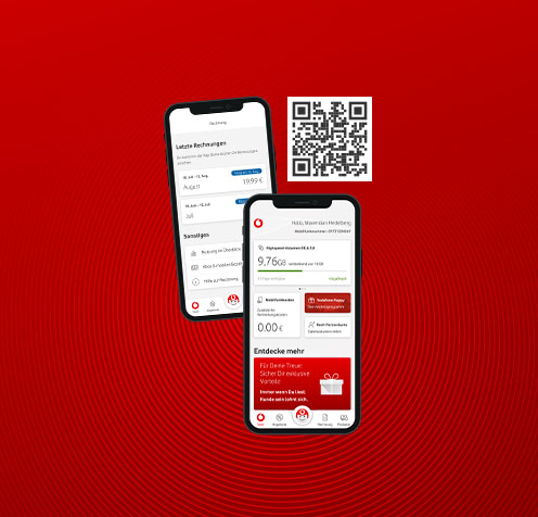 QR-Code zur MeinVodafone-App