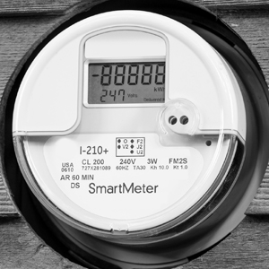 Weltkugel mit Lichteffekten