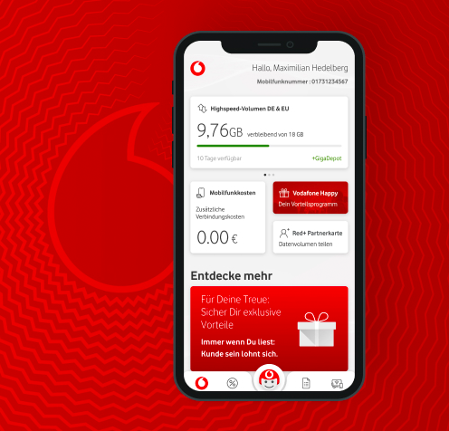 So buchst Du Dein Minutenpaket in der App