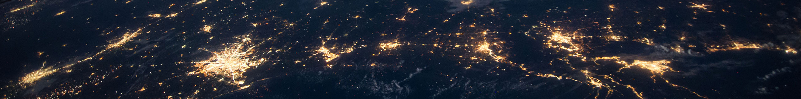 Containerhafen aus der Makro-Perspektive.