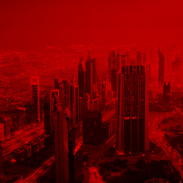 Skyline einer Großstadt