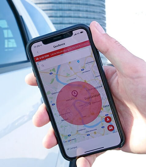 Connected Car in Google Map