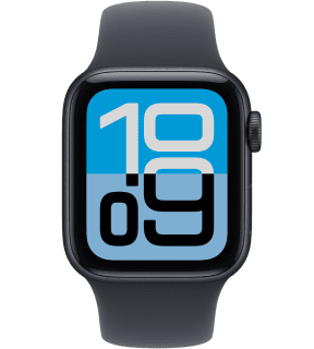 Frontansicht mit Uhrzeit