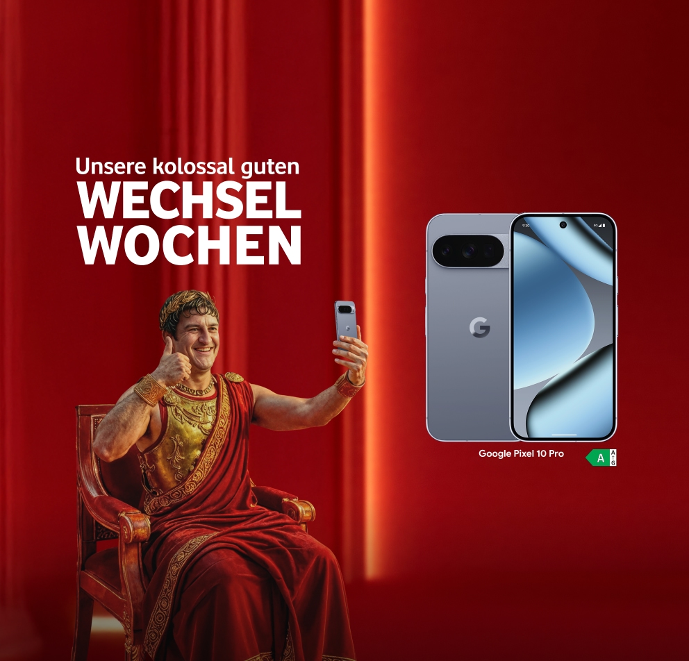 Unsere kolossal guten Wechselwochen: Das Google Pixel 10 Pro mit Energieeffizienzklasse A.