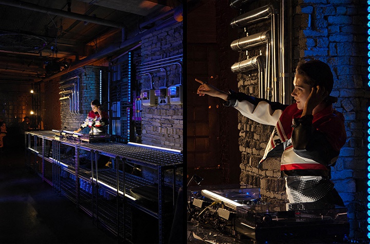 Nightography Zoom sorgt daf�r, dass die Aufnahme eines DJs in einer schwach beleuchteten Lounge klar und farbenfroh ist, sogar, wenn herangezoomt wird. Aufgenommen mit dem Galaxy S24 Ultra #with Galaxy.