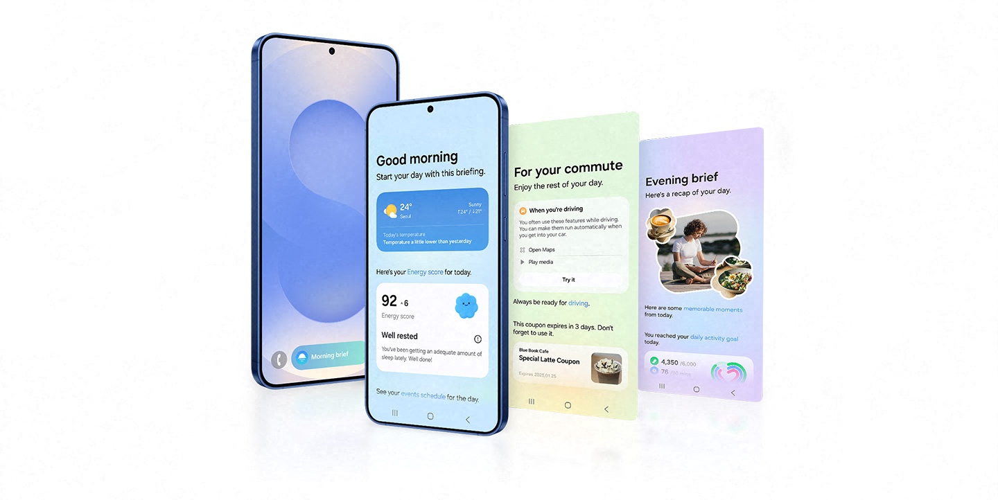 Mit Now Brief erh�ltst Du �ber den Tag verteilt personalisierte Kurznachrichten. Morgens erf�hrst Du Infos �ber das Wetter und Deinen aktuellen Energiewert. Abends kannst Du Dir eine Zusammenfassung des Tages mit Bildern aus Deiner Galerie anschauen, und f�r den Weg zur Arbeit gibt es Hinweise f�r die Fahrt.